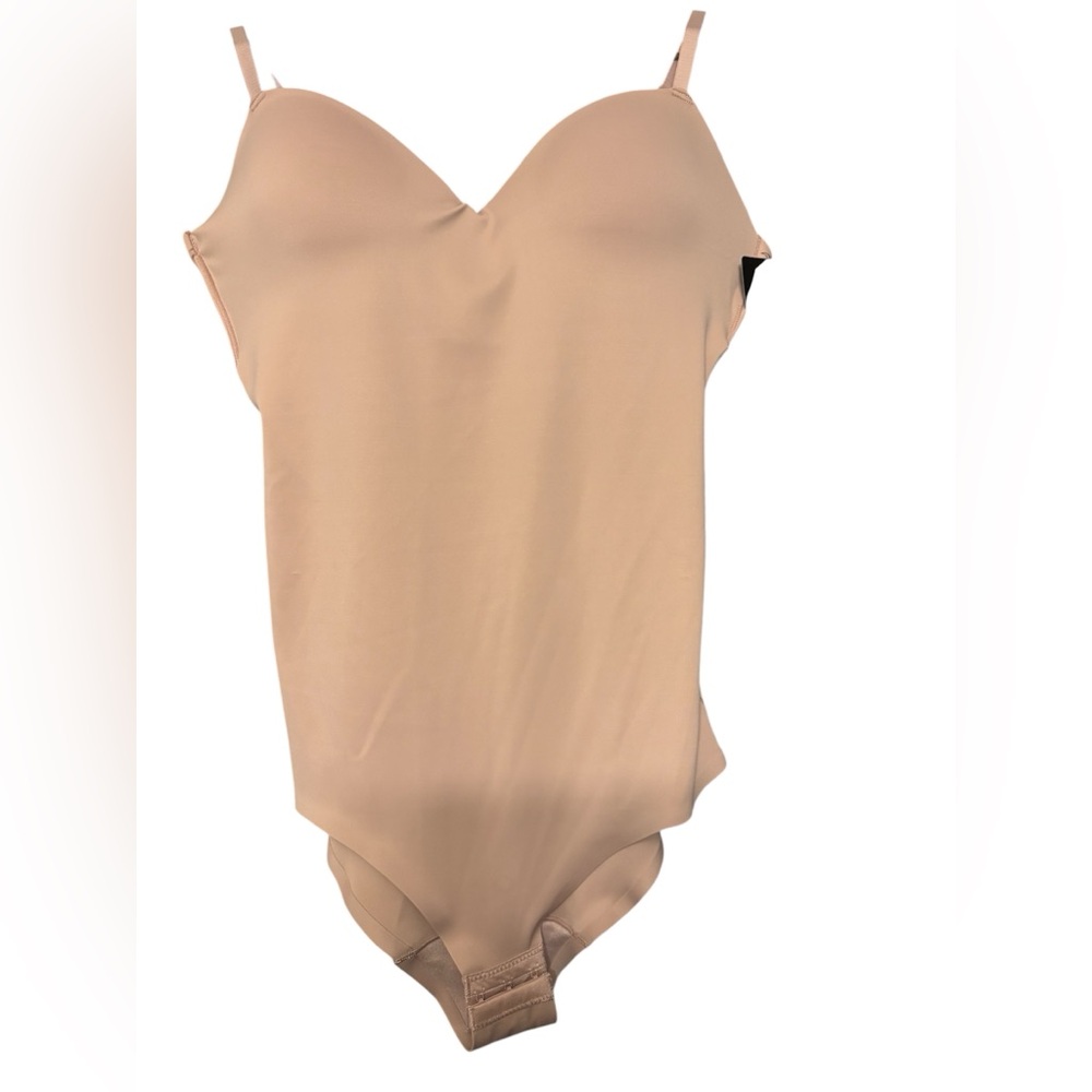 Nicole Miller Beige Bodysuit